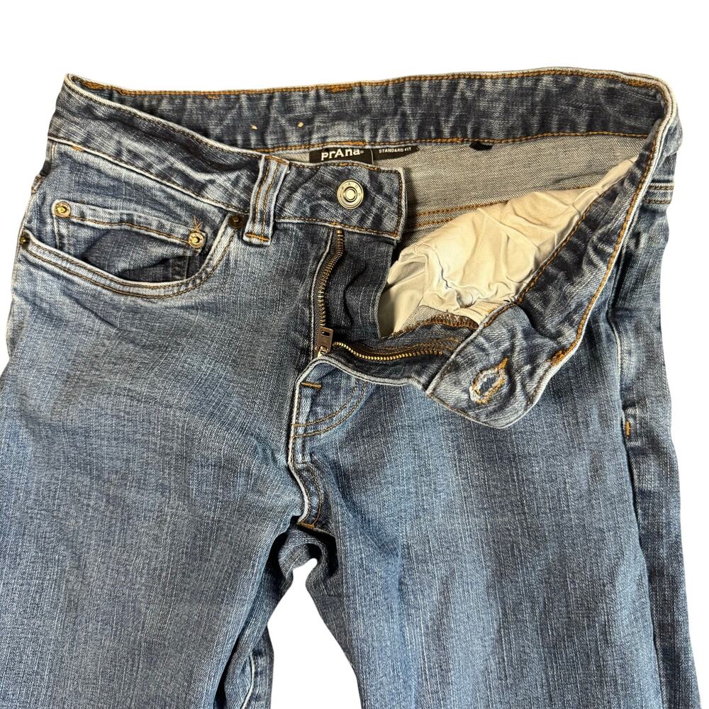 Prana Carlsbad 760 Straight Leg Jeans Women’s Perfect Fit Medium Wash Denim- 28 - Picture 3 of 10